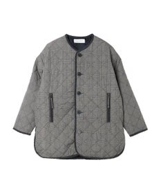 Green Parks キルティングノーカラーブルゾン