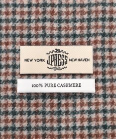 J.PRESS MEN リバーシブルカシミヤ チェックマフラー