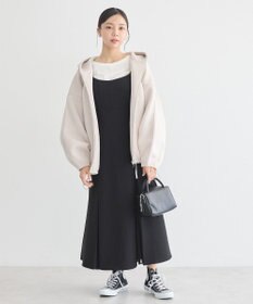 earth music&ecology フーディーダンボールジップブルゾン