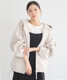 earth music&ecology フーディーダンボールジップブルゾン