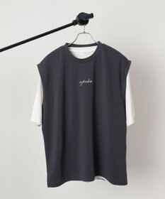 WEGO 【２点セット/ベスト×Tシャツ】アンサンブルベスト（SS）