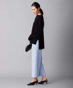 ICB 【洗える】トリプルクロスツイル ワイドパンツ