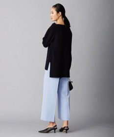 ICB 【洗える】トリプルクロスツイル ワイドパンツ