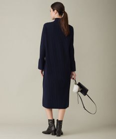 ICB L 【洗える】 ヴィスコースリブハイゲージ ニットワンピース