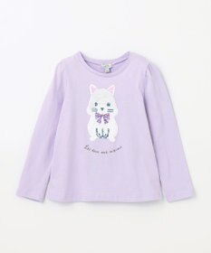 ANY KIDS ミラクルスパンコール 長袖 Tシャツ