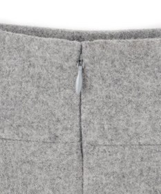 BEIGE， CHAMPIONNET  / ウールメルトン  Iラインスカート