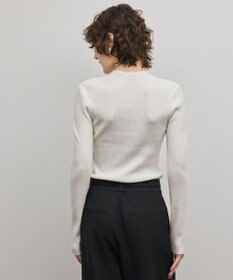 GRACE CONTINENTAL スクエアリブニットトップ