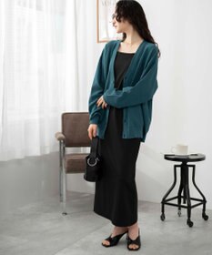 WEGO 【ユニセックス着用ITEM/紫外線対策/冷房対策】オーバーフィットドライタッチカーディガン