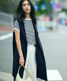 23区 S 【洗える/好評につき新色追加】レーヨンポリエステルストレッチ プルオーバー ニット