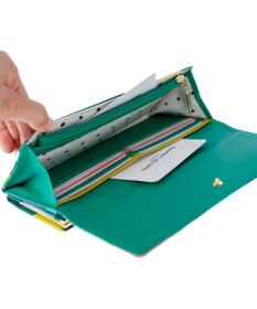 tsumori chisato CARRY カラフルズームドット がま口 長財布