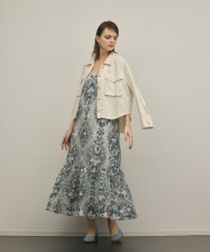 GRACE CONTINENTAL パール釦ピグメントシャツ