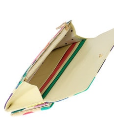 tsumori chisato CARRY カラフルズームドット がま口 長財布