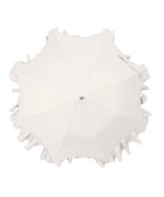 MOONBAT 【ランバン オン ブルー（LANVIN en Bleu）】晴雨兼用折りたたみ日傘　フレアフリル