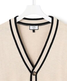 J.PRESS YORK STREET 【UNISEX】ANTI PILLING WOOL Vネックカーディガン