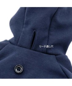 PET PARADISE J.PRESS ロゴ 裏起毛 パーカー 中型犬