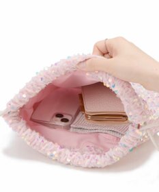 TOPKAPI 【TREASURE TOPKAPI】スパンコール エンブロイダリー刺繍 巾着 バッグ / ポーチ