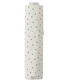 MOONBAT Fuwacool(フワクール) フワクールホワイト 晴雨兼用日傘 折りたたみ傘 ランダムドット 軽量 一級遮光／遮熱／UV