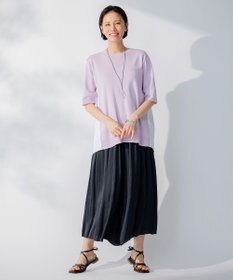 自由区 【ウエストゴム・長さ調整可・洗える・XSサイズあり】ビンテージサテン ガウチョパンツ