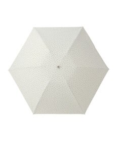 MOONBAT Fuwacool(フワクール) フワクールホワイト 晴雨兼用日傘 折りたたみ傘 ランダムドット 軽量 一級遮光／遮熱／UV