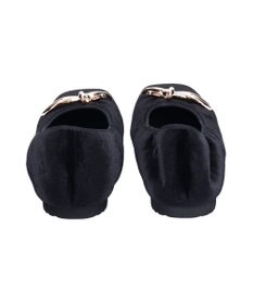 Bridget Birkin 【PARADIS COULEUR】スクエアトウメタルリボンバレエシューズ