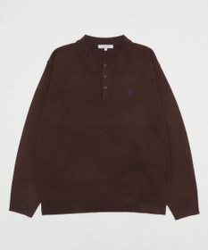 WEGO 【25年秋冬新作/ユニセックス着用ITEM/MLサイズ展開】別注USPOLOニットポロ