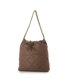 UNBILLION カシュカシュ cachecache / ナイロンキルティングチェーン手提げトート