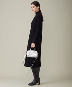 ICB L 【洗える】 ヴィスコースリブハイゲージ ニットワンピース