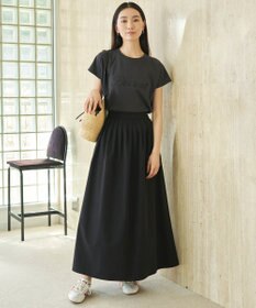 UNFILO 【新色追加】BEAUTY FORM-Tコットン ロゴフレンチT