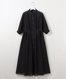 自由区 シアーボイルシャツ ワンピース