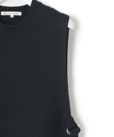 23区 【洗える】コットンストレッチリリヤーン  ニットベスト