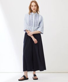 23区 【Indian Factory】コットンポプリン タックディテール シャツ