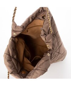 UNBILLION カシュカシュ cachecache / ナイロンキルティングチェーン手提げトート