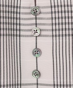 J.PRESS LADIES 【洗える】ドライタッチドビーチェック ブラウス