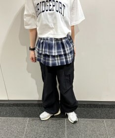 WEGO チェックラップスカート