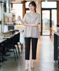 Tiaclasse L 日本製サーラドライ・テーパードパンツ