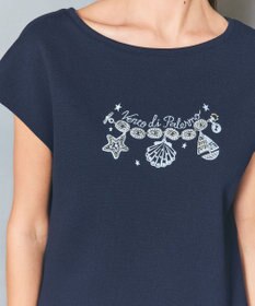 GRACE CONTINENTAL シェルモチーフフレンチT