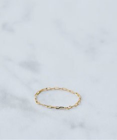 Phoebe 【K10】ブライトネスチェーンリング　ゴールド 3号/7号/11号/13号　BOX付き