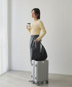 russet クラウズナイロンラウンドビッグショルダーバッグ(CE-1292)