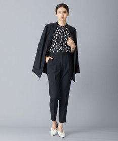 ICB 【洗える】 ウールマットウース ベルト付きジャケット