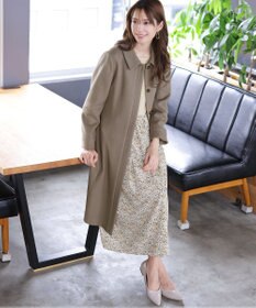 Tiaclasse 【ウール90％】ステンカラープリンセスウールコート