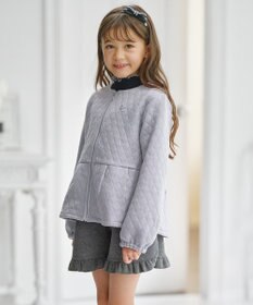 組曲 KIDS 【110-140㎝】ハートキルトジャガード アウター