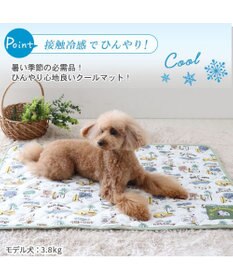 PET PARADISE 犬 クール マット 冷感 スヌーピー 柔らか  サーフ柄クールマット (90×60cm) 接触冷感 ひんやり ペット