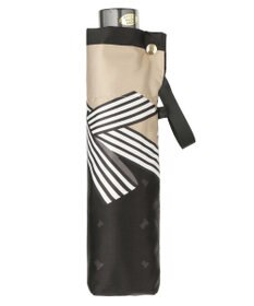 MOONBAT LANVIN en Bleu 折りたたみ傘 サテンプリントリボン