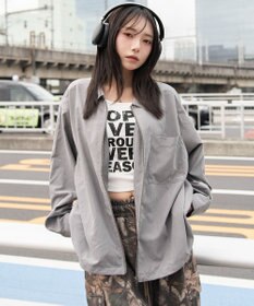 WEGO 【ユニセックス着用ITEM】フェイクスウェードシャツジャケット
