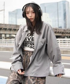 WEGO 【ユニセックス着用ITEM】フェイクスウェードシャツジャケット