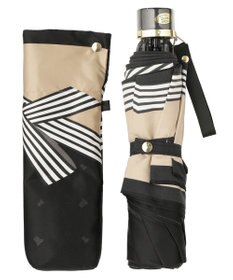 MOONBAT LANVIN en Bleu 折りたたみ傘 サテンプリントリボン