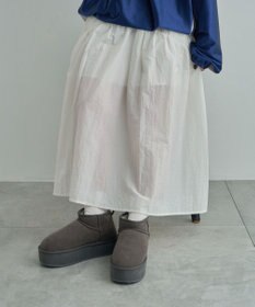 WEGO 【暖かい】厚底ショートFムートンブーツ