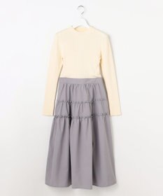 Feroux ティアードスカートドッキング ワンピース