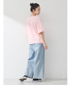 earth music&ecology ラメ刺繍ハートロゴＴ