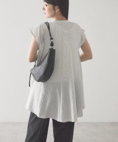 AMERICAN HOLIC 【予約】【接触冷感】フレンチスリーブフレアスキッパーブラウス